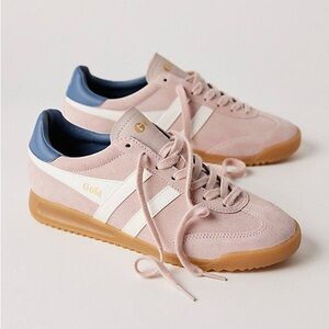 Gola Women's Pink and Blue Sneakers